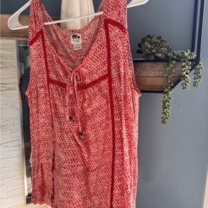 Burnt orange tank! So comfortable! Soft stretch material.